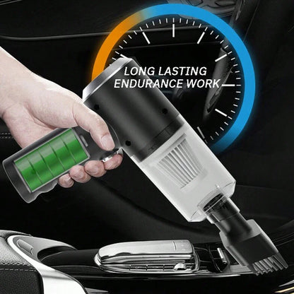 Portable Wireless Handheld Vacuum — Powerful Mini Cleaner for Car & Home