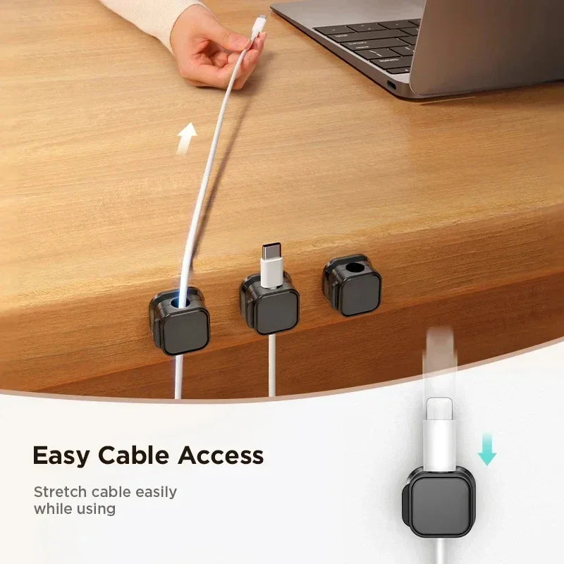 Magnetic Cable Organizer Clips — Keep Your Cables Neat & Tangle-Free