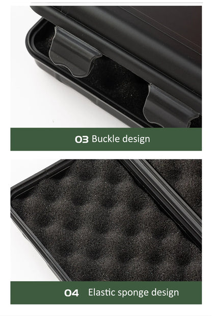 EDC Outdoor Tool Box – Waterproof Shockproof Survival Storage Case for Camping & Fishing Gear