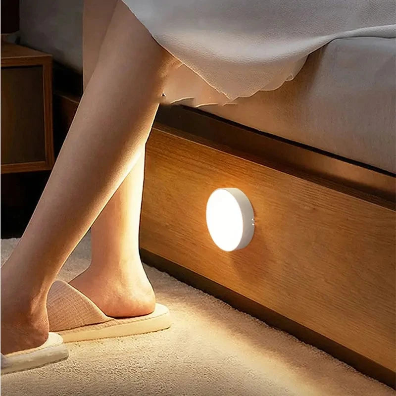 Motion Sensor Night Light – Wireless LED Lamp for Bedroom, Stairs & Closet