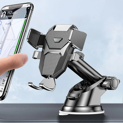360° Adjustable Car Phone Holder – Strong Suction Dashboard & Windshield Mount for All 4.0–7” Phones (2026 Upgrade)