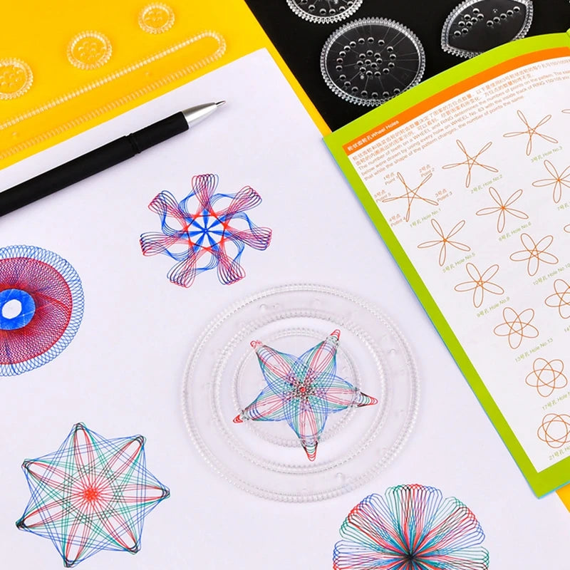 Spirograph Drawing Kit — Creative Geometric Art Toy for Kids
