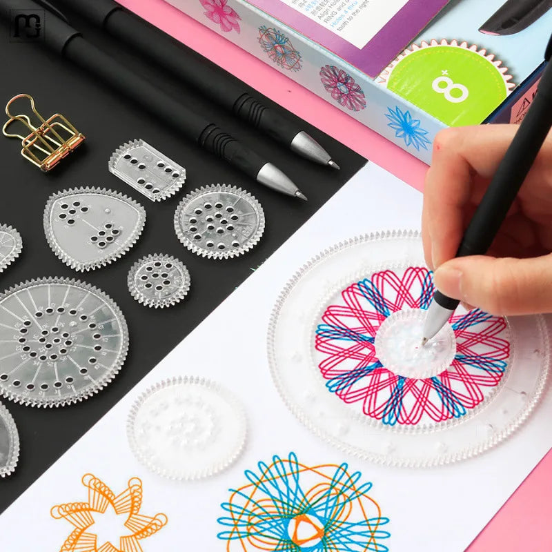 Spirograph Drawing Kit — Creative Geometric Art Toy for Kids