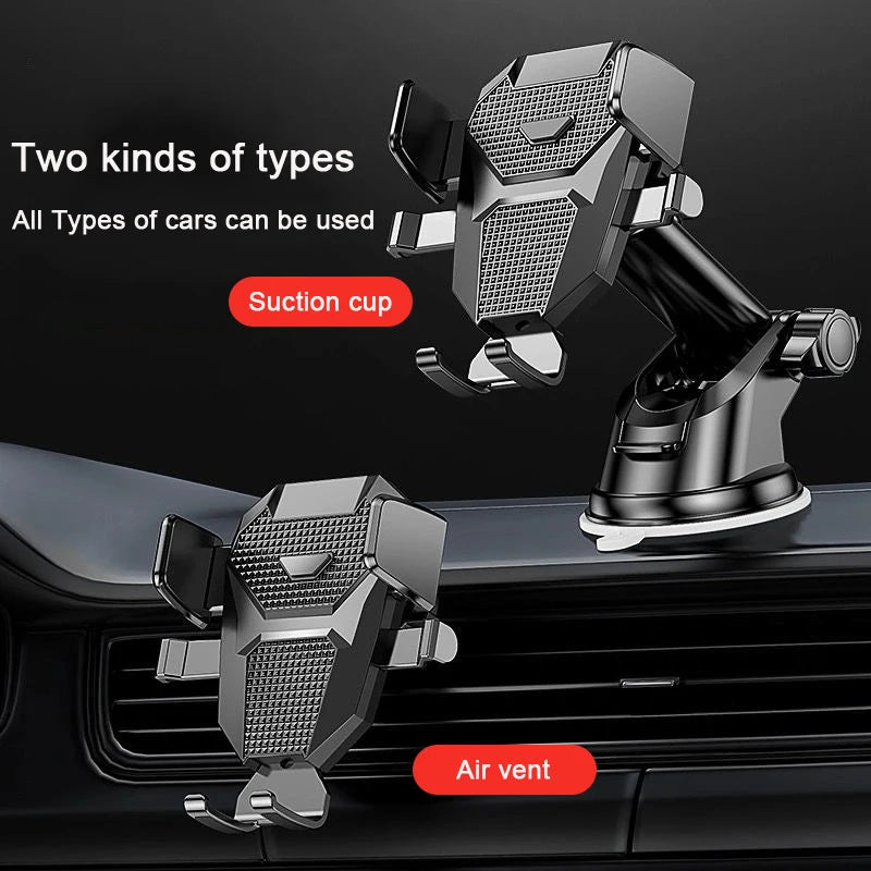 360° Adjustable Car Phone Holder – Strong Suction Dashboard & Windshield Mount for All 4.0–7” Phones (2026 Upgrade)