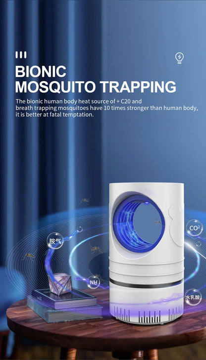 USB Mosquito Killer Lamp — Quiet Indoor Bug Trap with UV Light