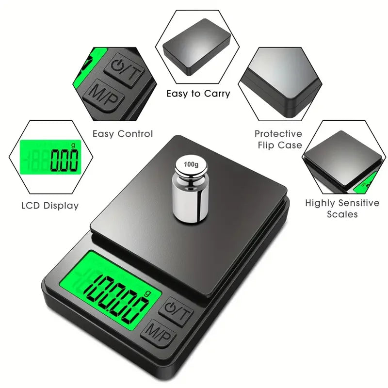 Digital Pocket Scale — High Precision Mini Weighing Scale (0.01g Accuracy)