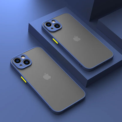 Shockproof Matte iPhone Case – Anti-Scratch Protective Cover