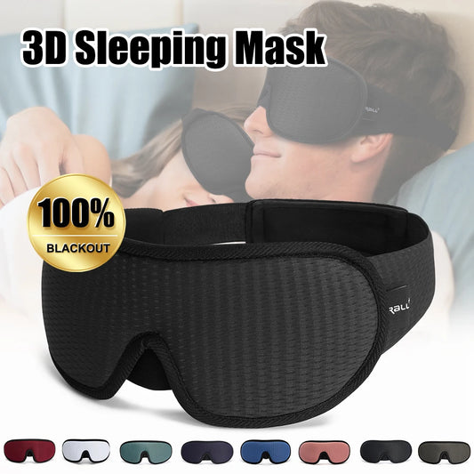 3D Sleep Mask — Ultra-Soft Light Blocking Eye Mask for Deep Sleep