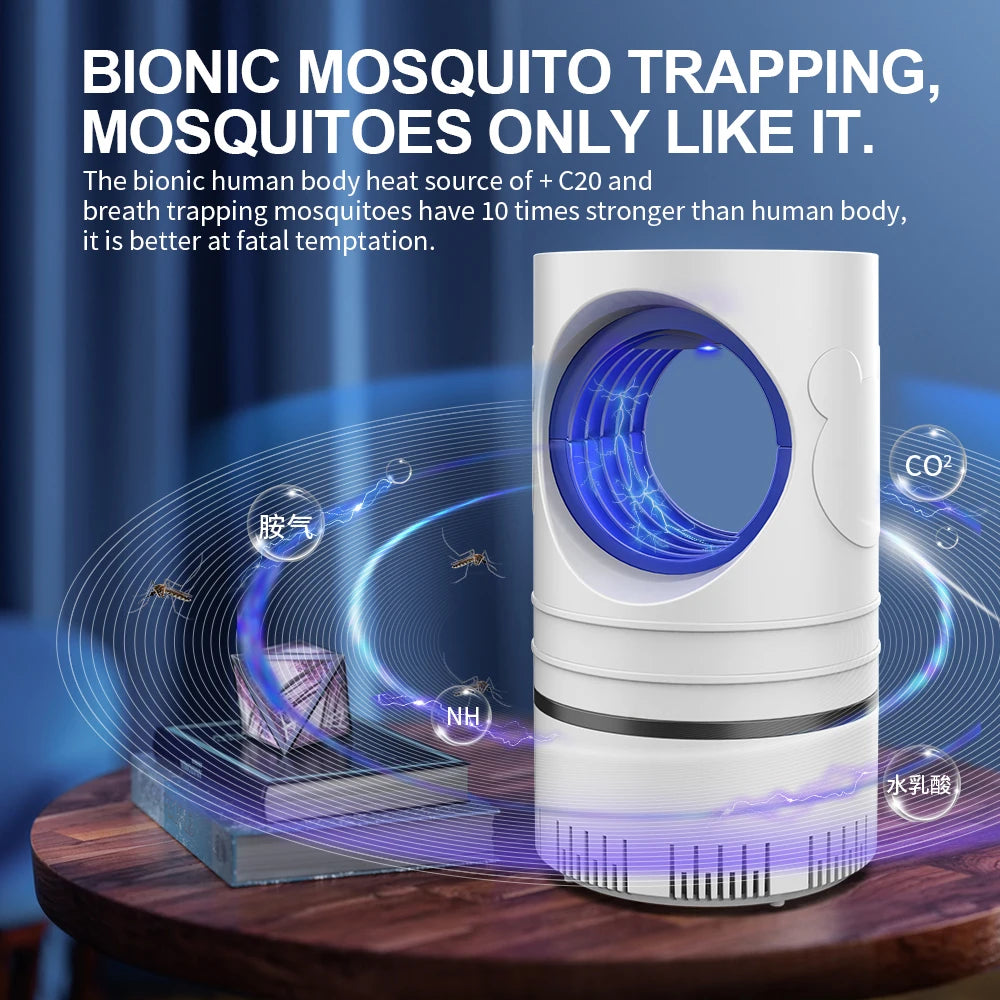 USB Mosquito Killer Lamp — Quiet Indoor Bug Trap with UV Light