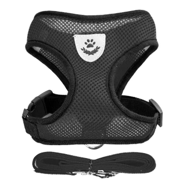 Adjustable Cat/Dog Harness & Leash Set — Safe, Comfortable Outdoor Walking Vest