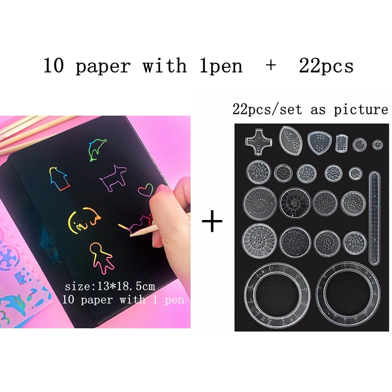 Spirograph Drawing Kit — Creative Geometric Art Toy for Kids