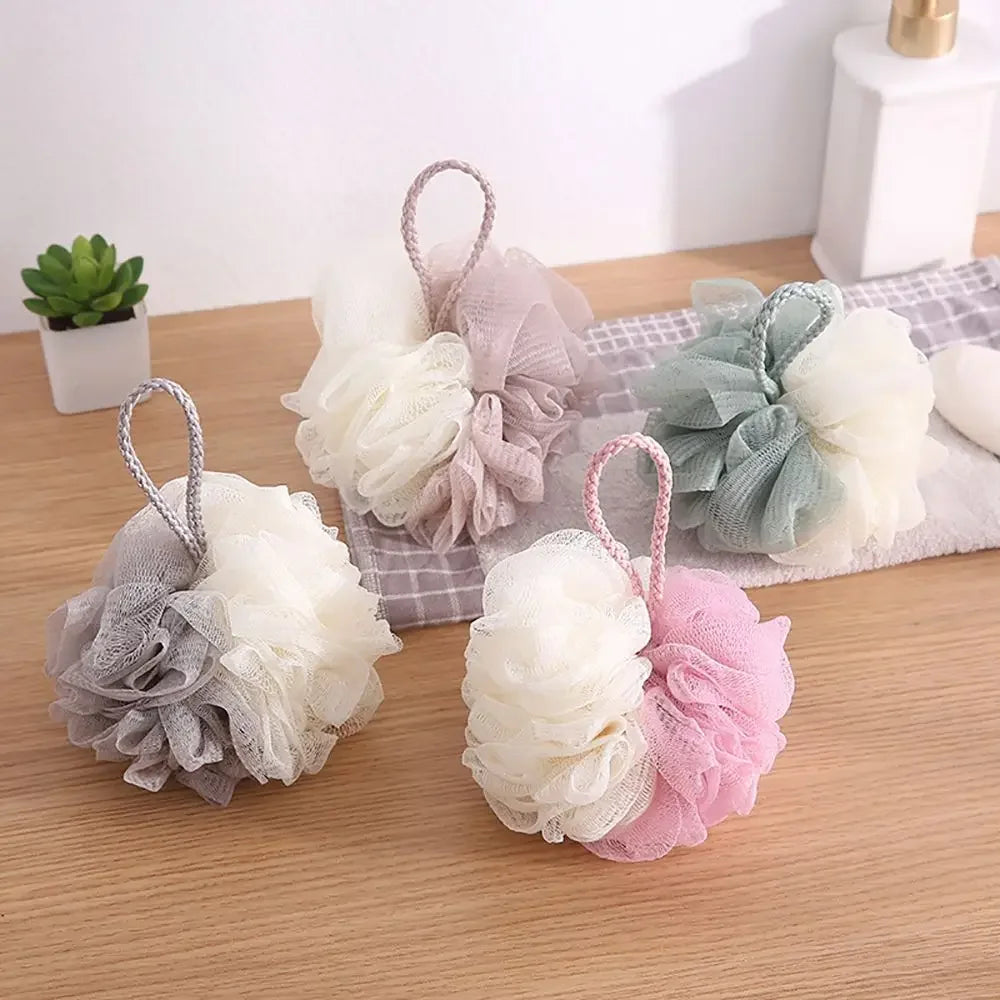 Exfoliating Shower Sponge — Soft Mesh Body Scrubber for Smooth Skin