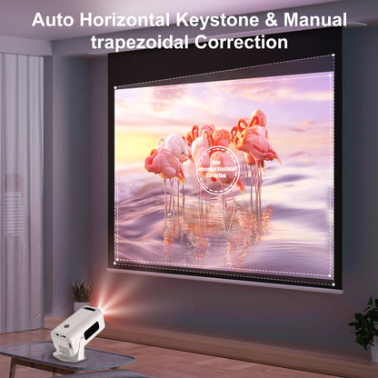 Salange P330 Mini Projector — 1080P HD Portable Smart Projector with WiFi & Bluetooth