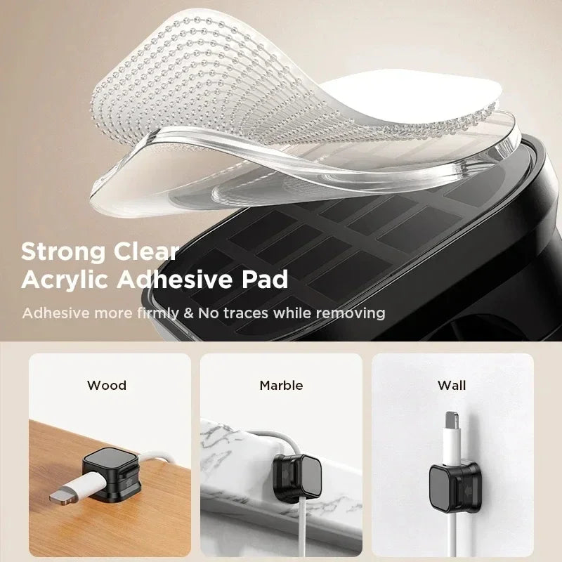 Magnetic Cable Organizer Clips — Keep Your Cables Neat & Tangle-Free