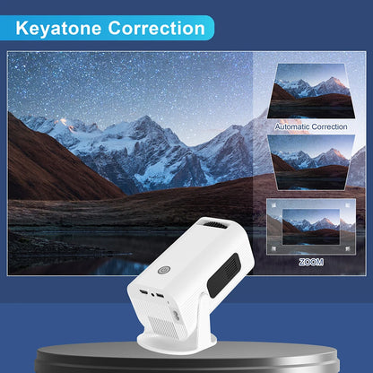 Salange P330 Mini Projector — 1080P HD Portable Smart Projector with WiFi & Bluetooth