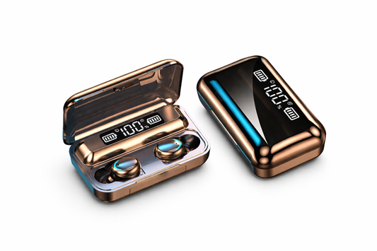 TWS F9-5 Wireless Earbuds – Bluetooth 5.3 HiFi Stereo Sound, Waterproof Sports Earphones with Mic