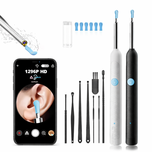 Visual Ear Cleaner with Camera – HD Otoscope Ear Wax Removal Tool with LED Light