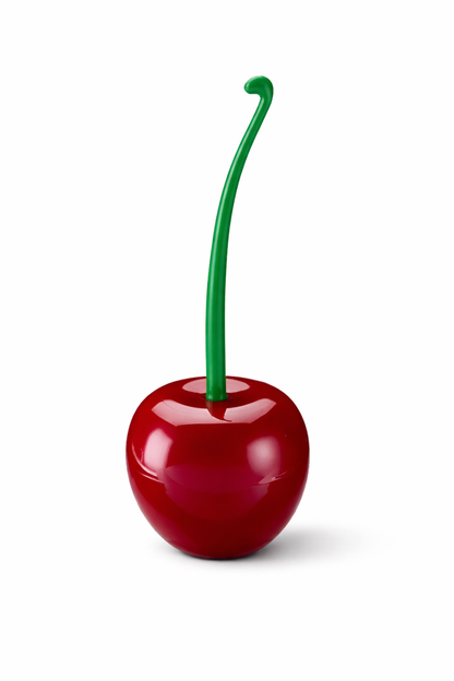 Cherry-Shaped Toilet Brush Set – Creative Bathroom Cleaner with Holder