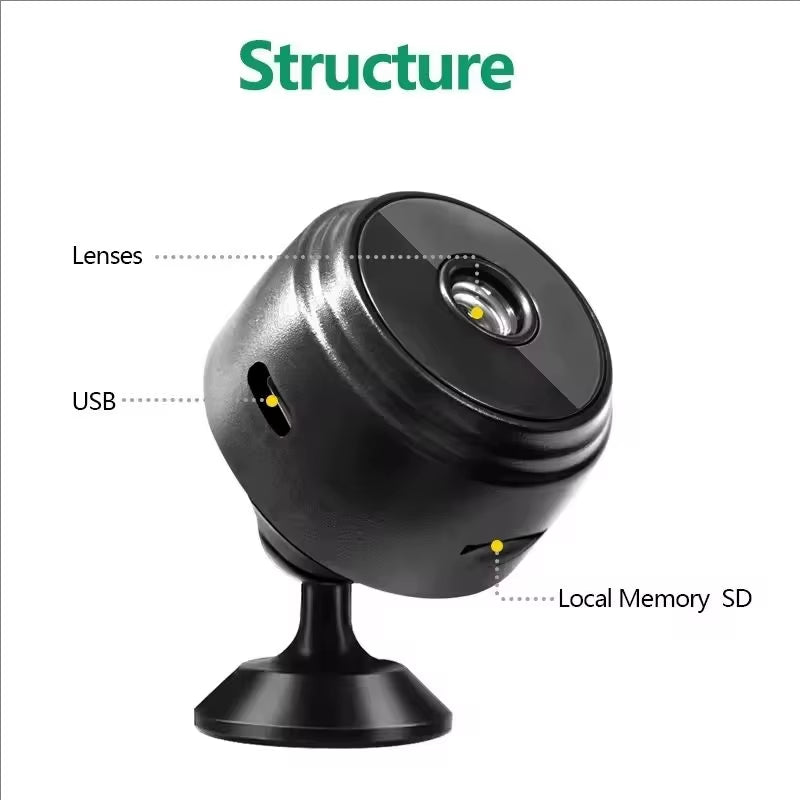 A9 Wifi Mini Camera Wireless Video Recorder Security Protection Camera Smart Home Monitoring Camera for Infants and Pets