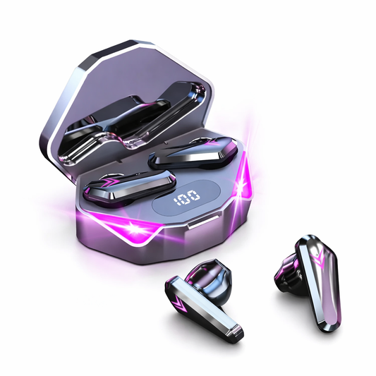 X15 TWS Wireless Earbuds – LED Display, Deep Bass & Low Latency Audio