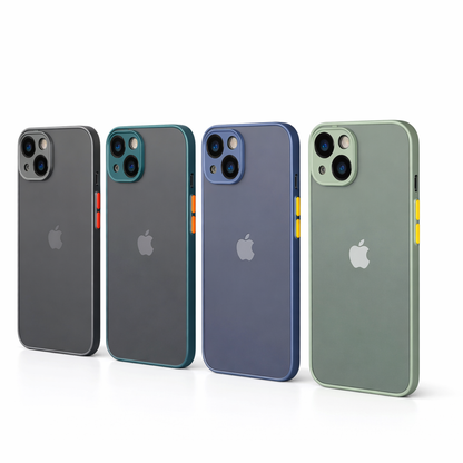 Shockproof Matte iPhone Case – Anti-Scratch Protective Cover